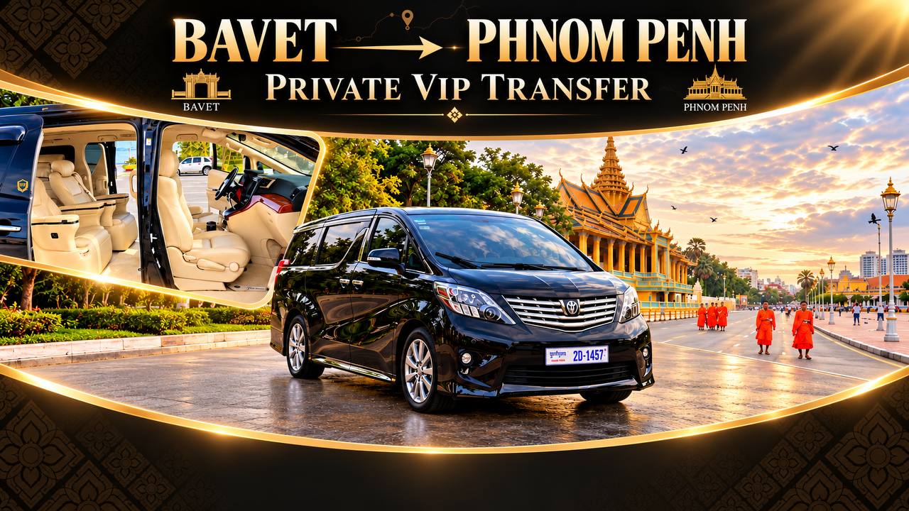 “Private taxi from Bavet to Phnom Penh with Cambodia Private Driver